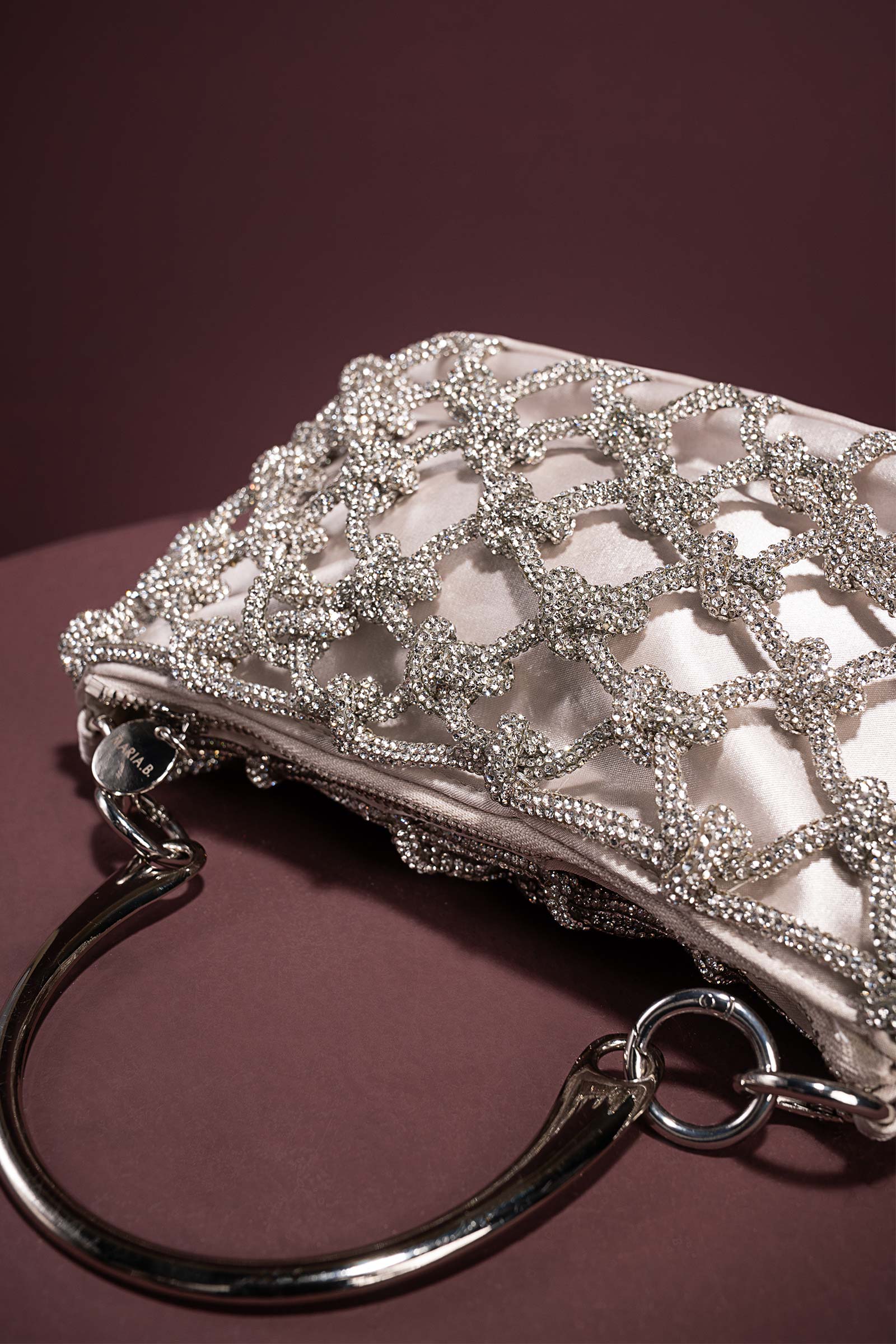 Crystals Knotted Bag