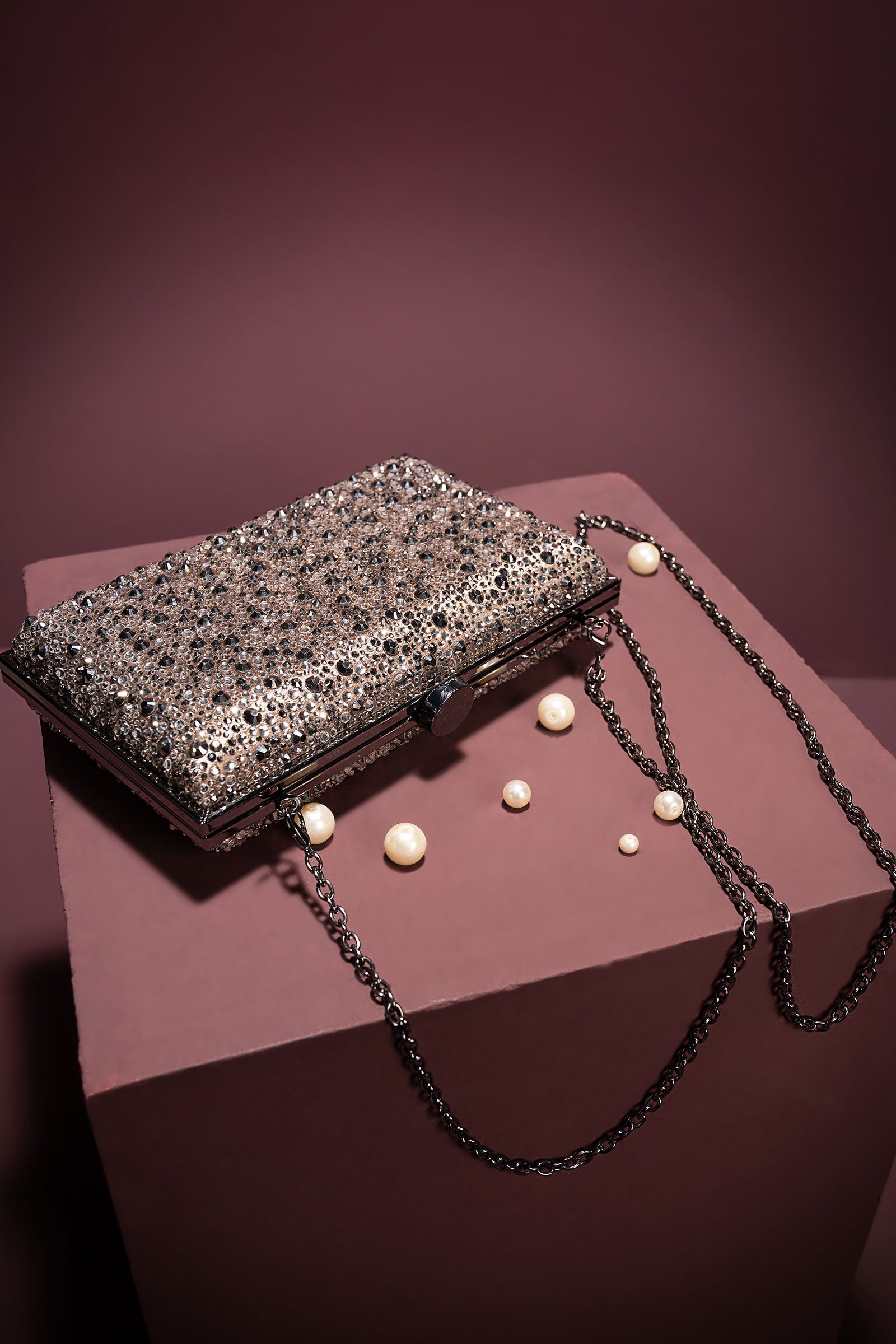 Sparkling Rectangle Clutch