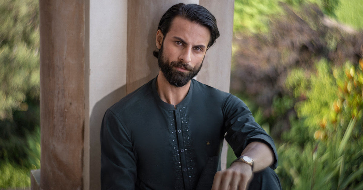 2 Piece Blended Khaddar Suit