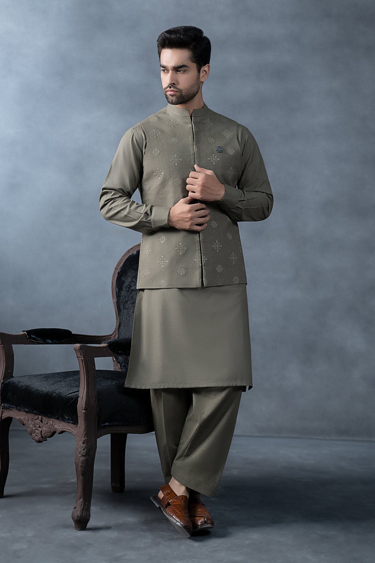 3 Piece Markhor (Polo) Wool Suit