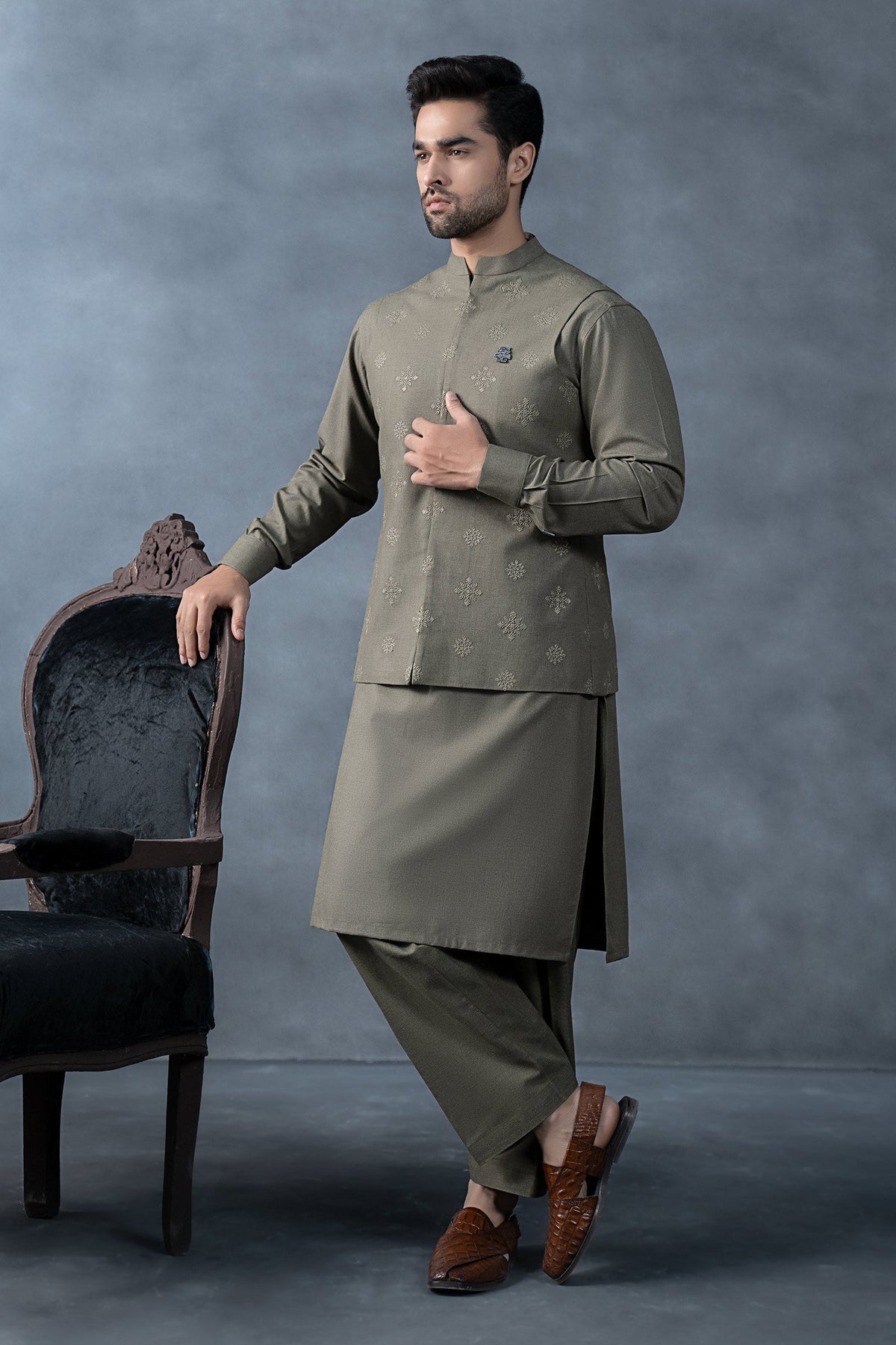 3 Piece Markhor (Polo) Wool Suit