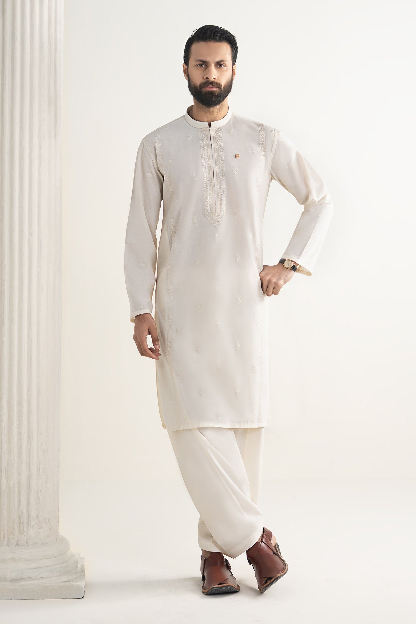 2 Piece Cotton Karandi Suit