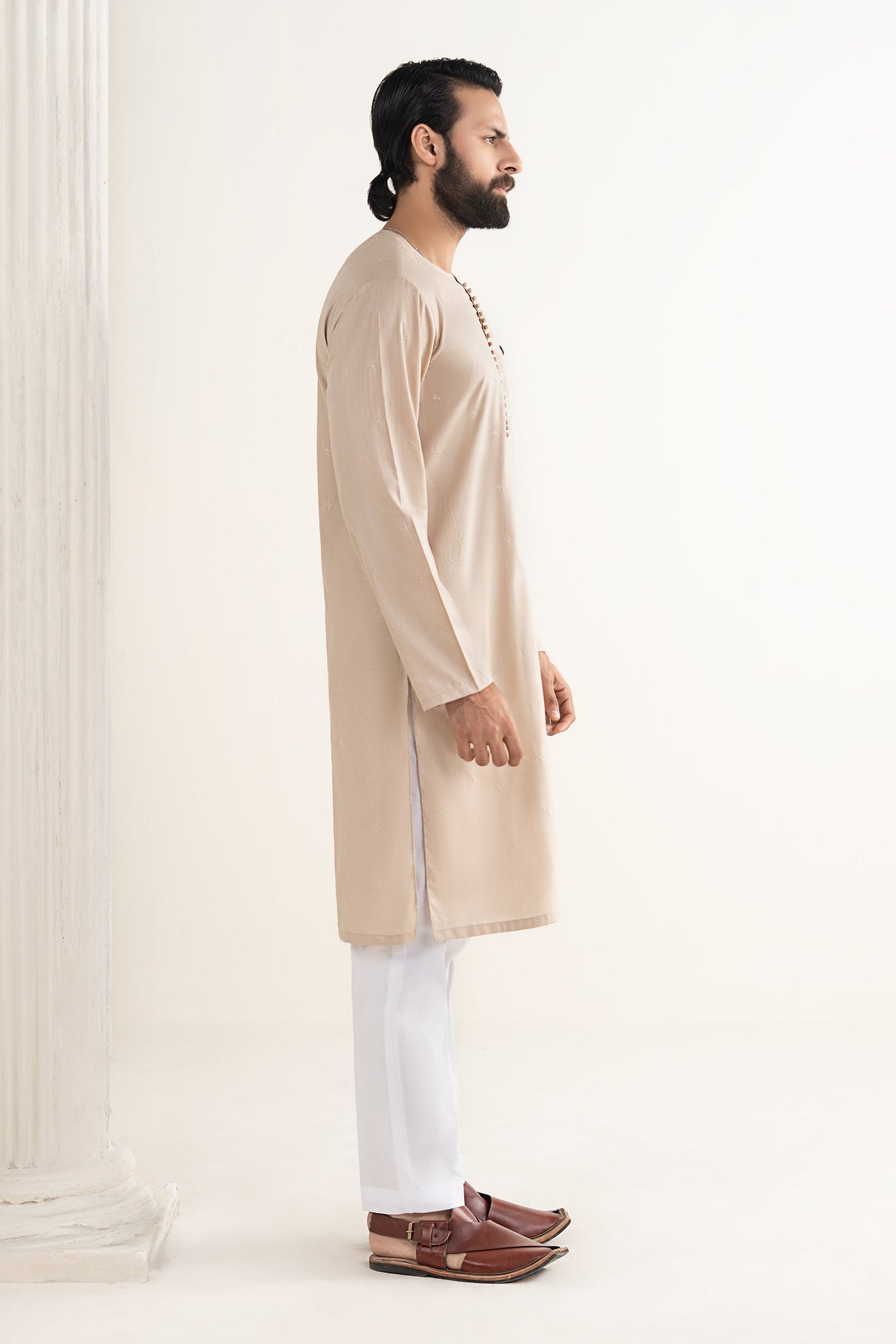 Embroidered Abalone Kurta
