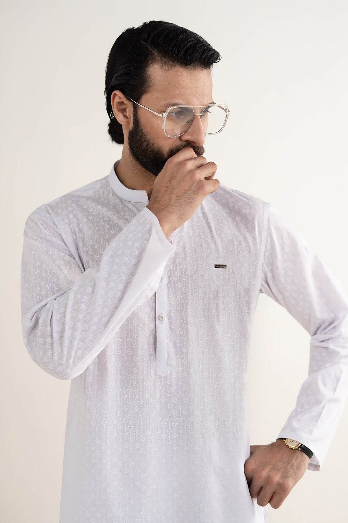Printed Blended Kurta