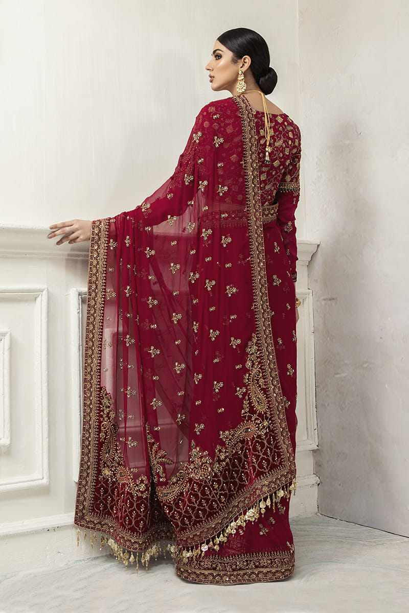 Maria B. Couture Red Wine MC-027