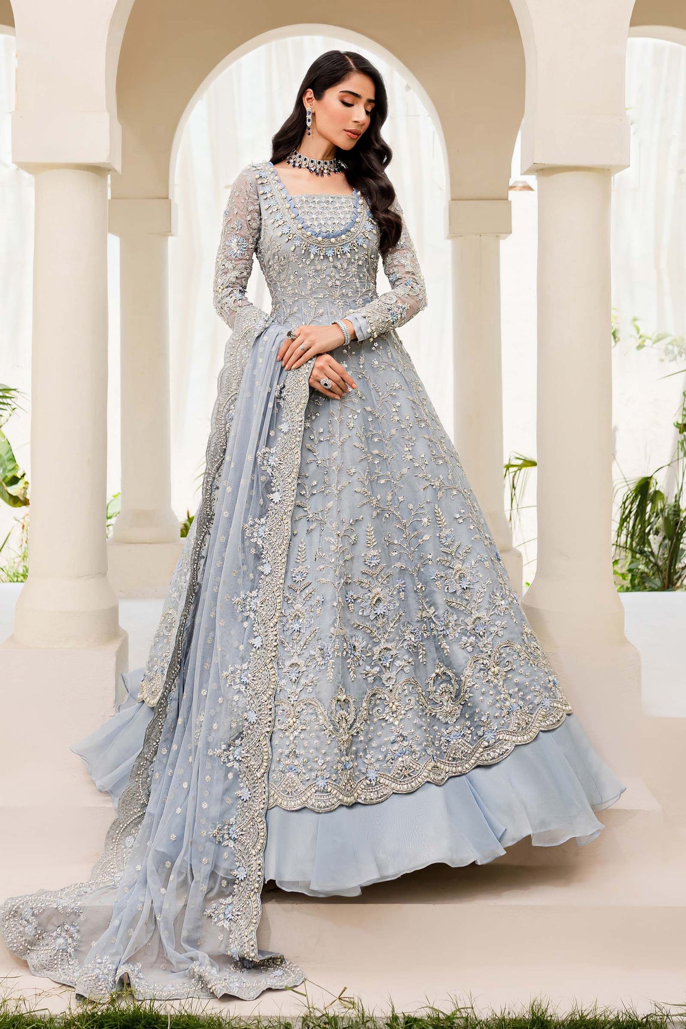 Maria B. Couture Ice Blue MC-904