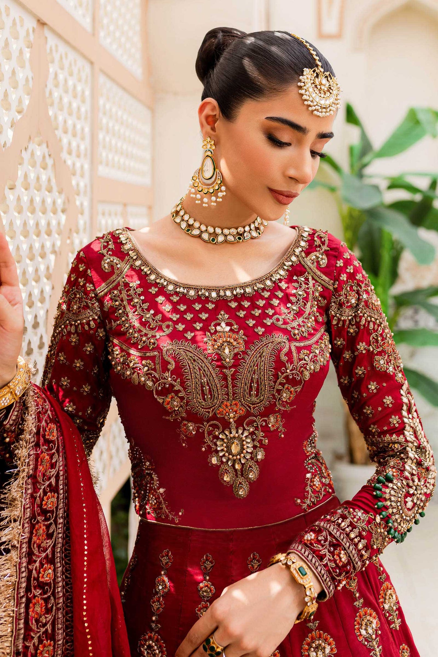 Maria B. Couture Deep Red Mc-907