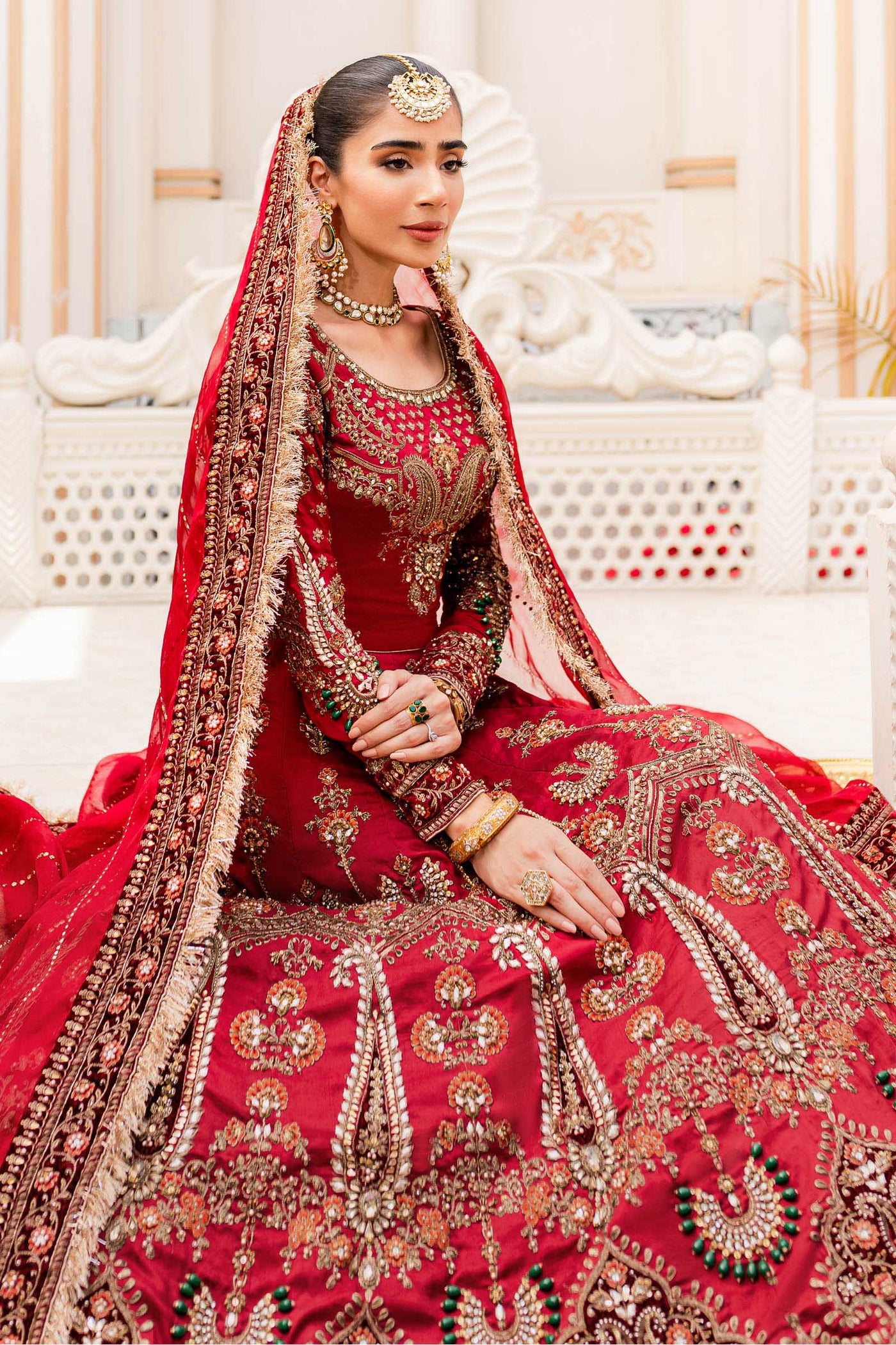 Maria B. Couture Deep Red Mc-907