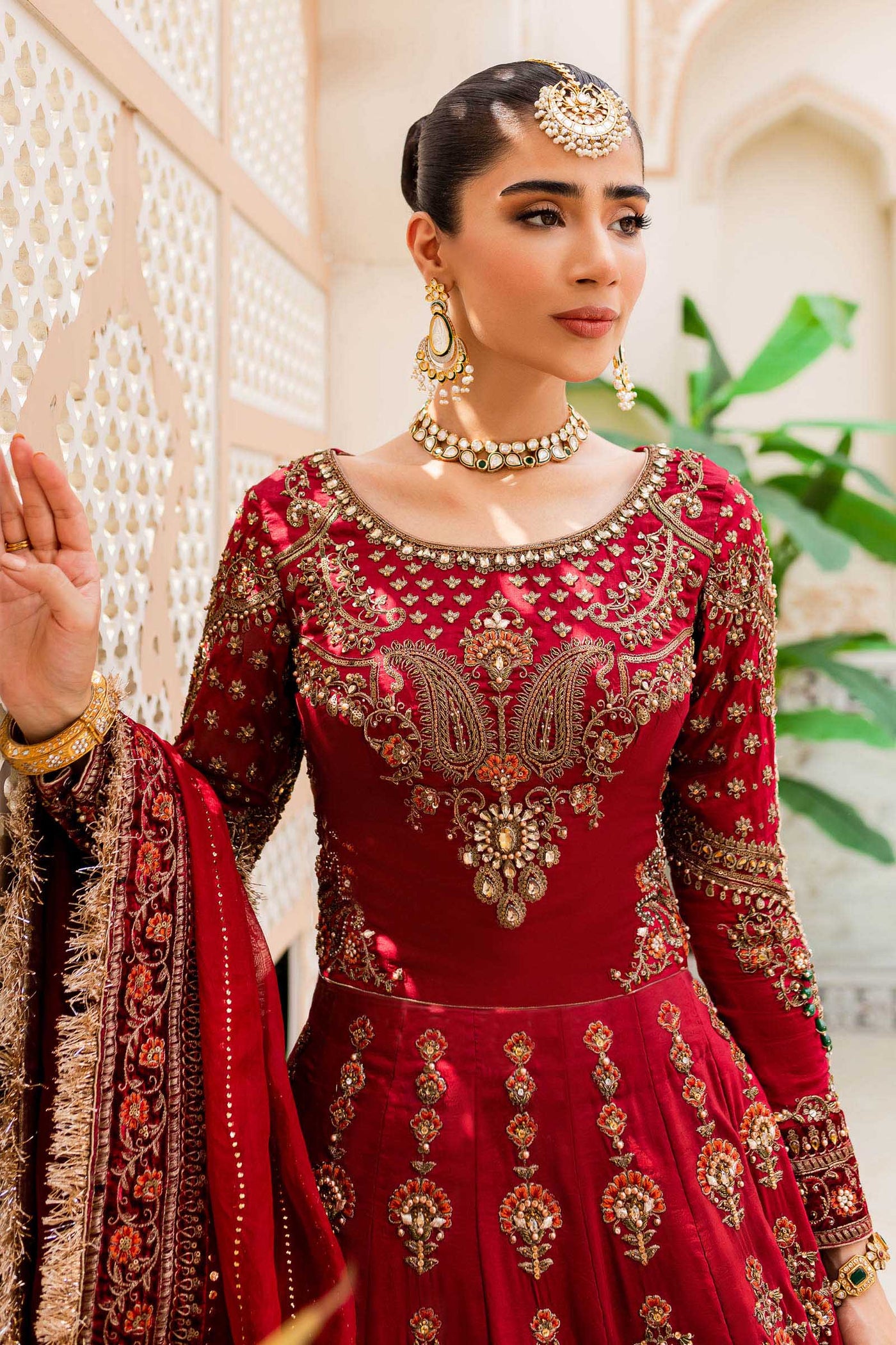 Maria B. Couture Deep Red Mc-907