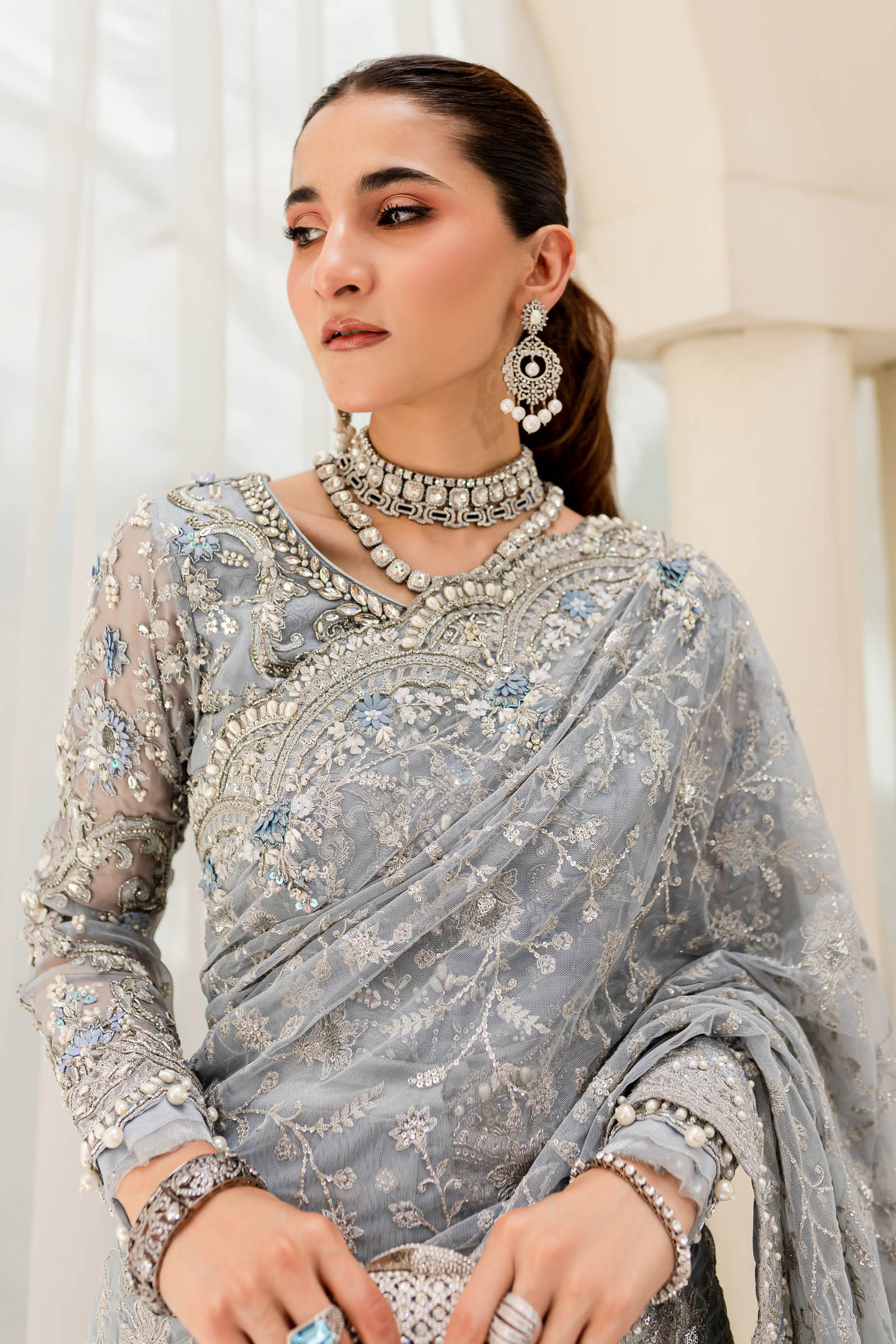 Maria B. Couture Ice Blue MC-908