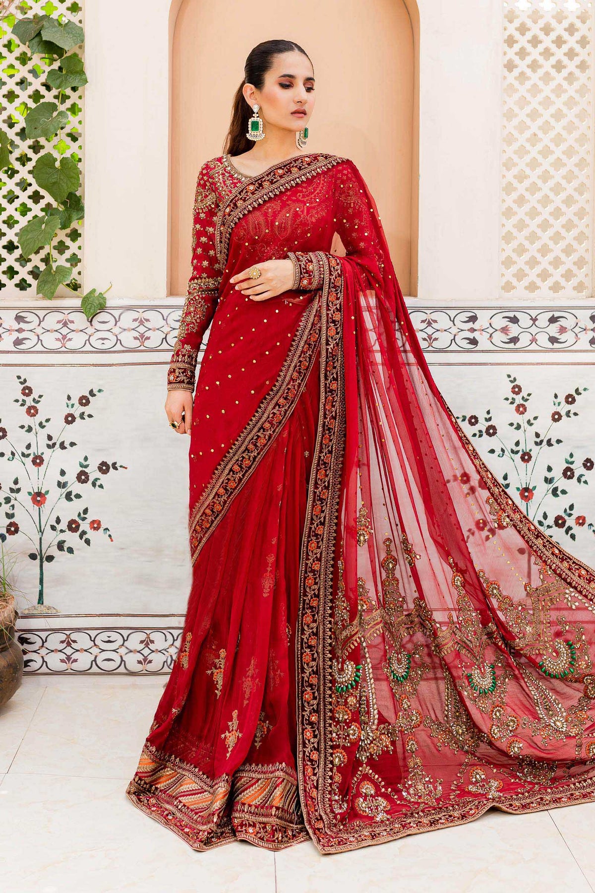MARIA B. Couture Deep Red MC-910