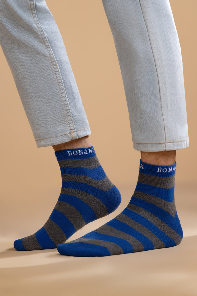 Blue Low Cut Socks (MCSTLC3)