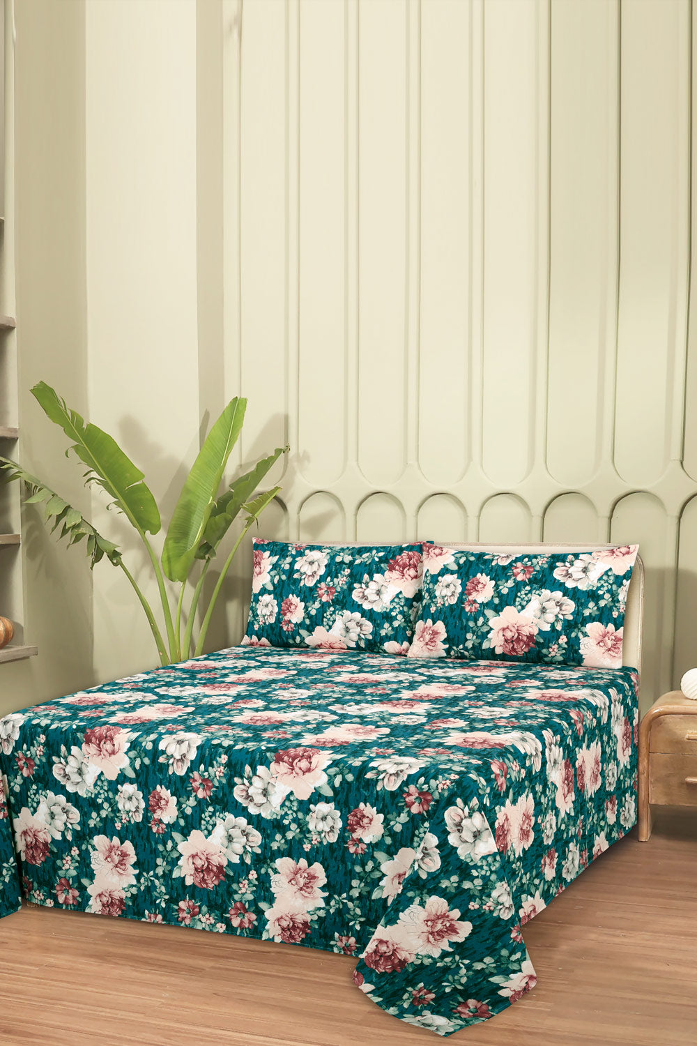 Mfjp-038 Printed Bed Sheet Set