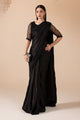 Embroidered Charmeuse Silk Saree