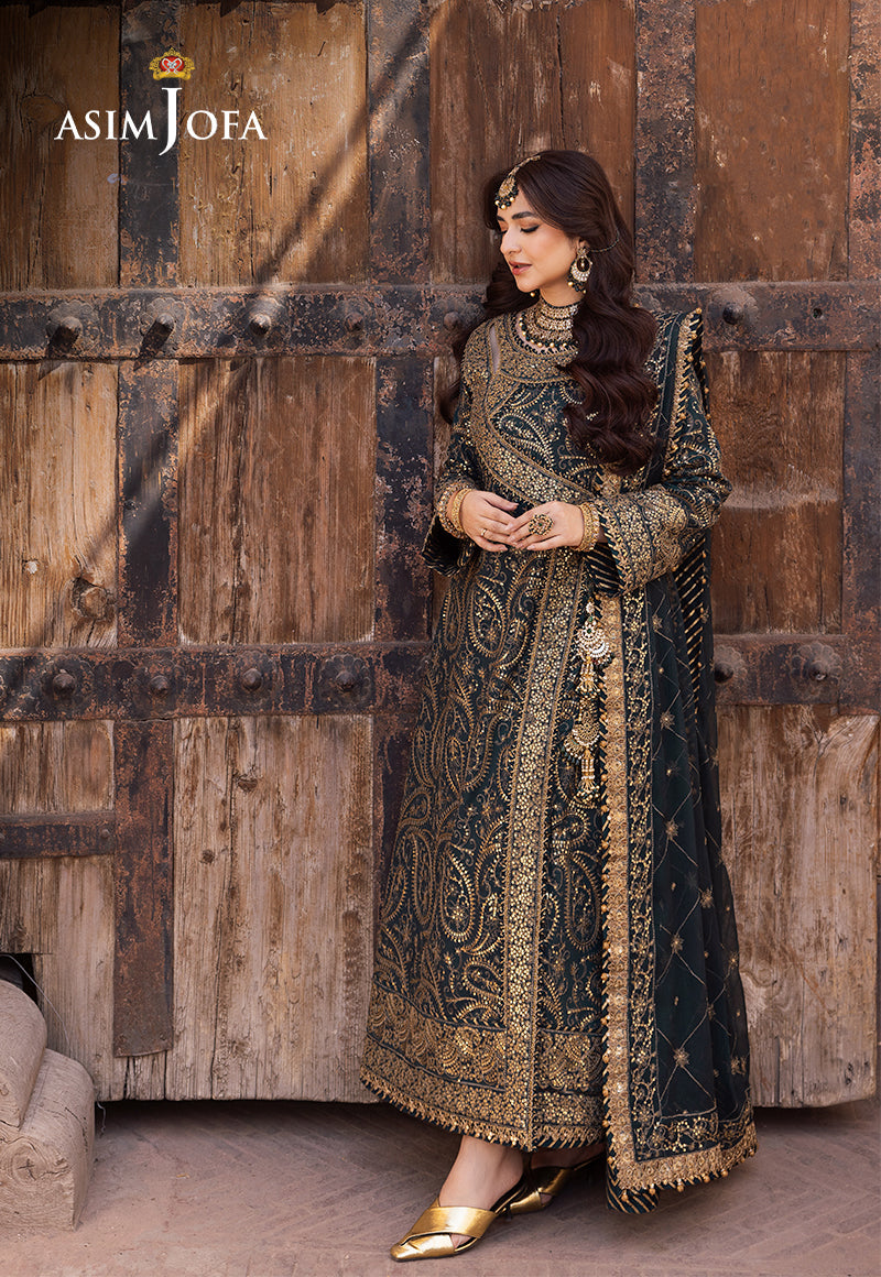 Ajce-03 Embroidered Paper Cotton 3 Pcs