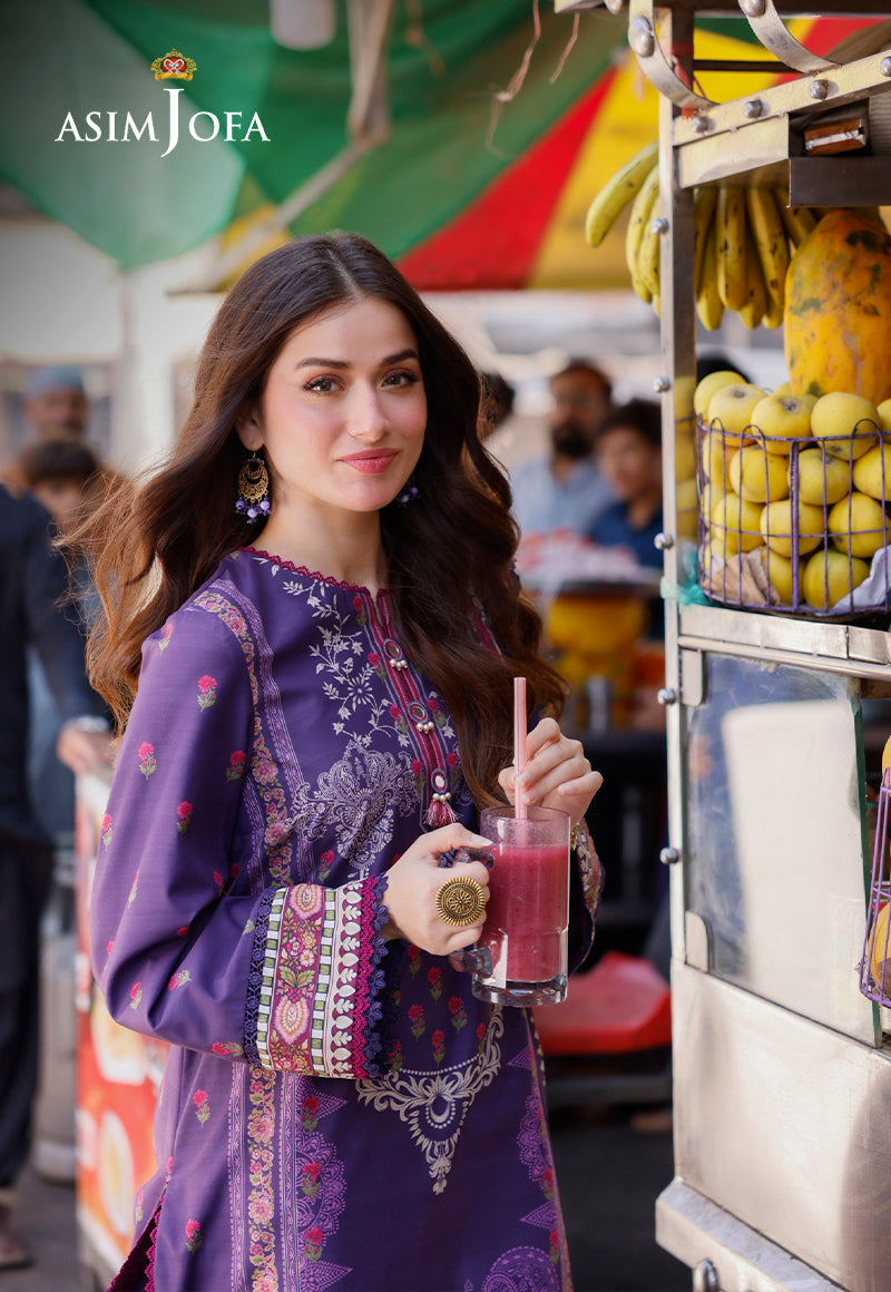 AJPLD-11 PRINTED ARABIC LAWN STITCHED 3 PCS