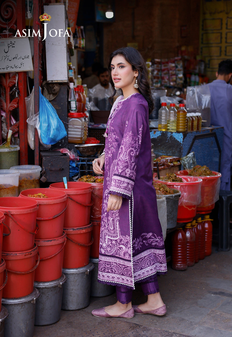 AJUEV-09 EMBROIDERED CHIFFON UNSTITCHED 3 PCS