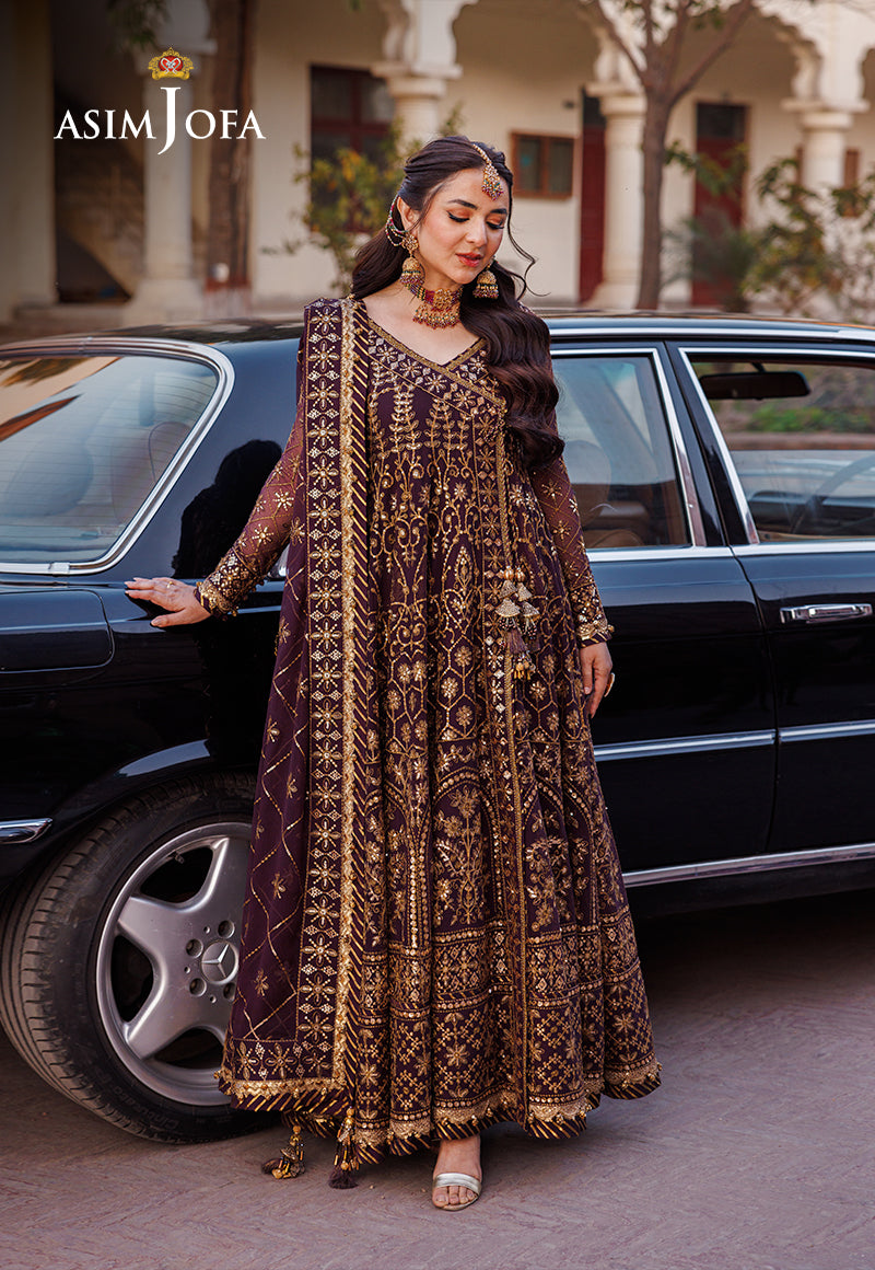 Ajce-05 Embroidered Chiffon 3 Pcs