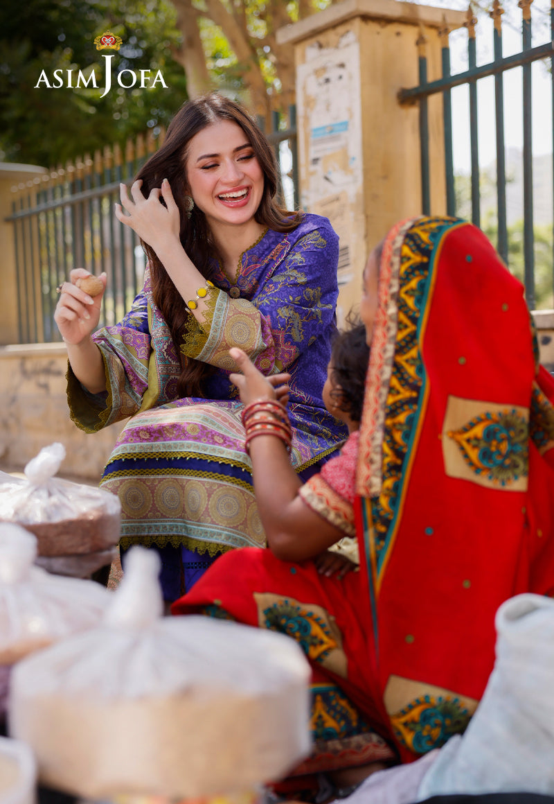 AJPLD-03-XS PRINTED ARABIC LAWN 3 PCS