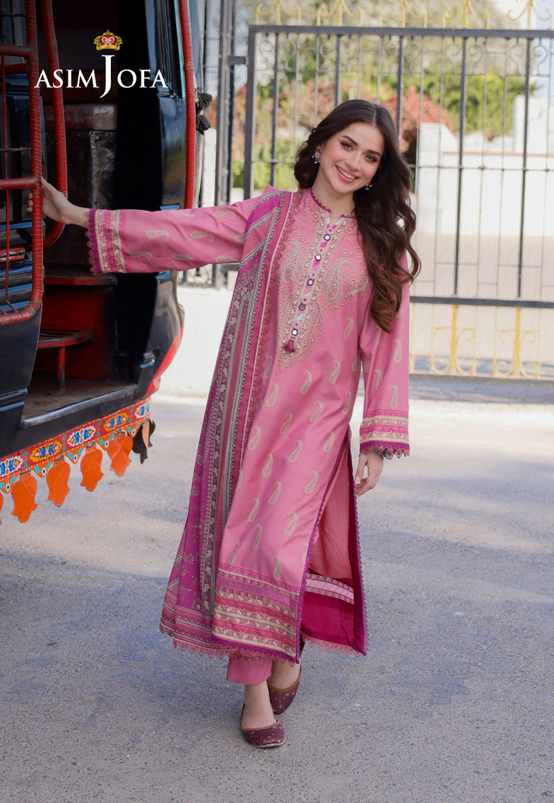 AJPLD-13 PRINTED ARABIC LAWN 3 PCS