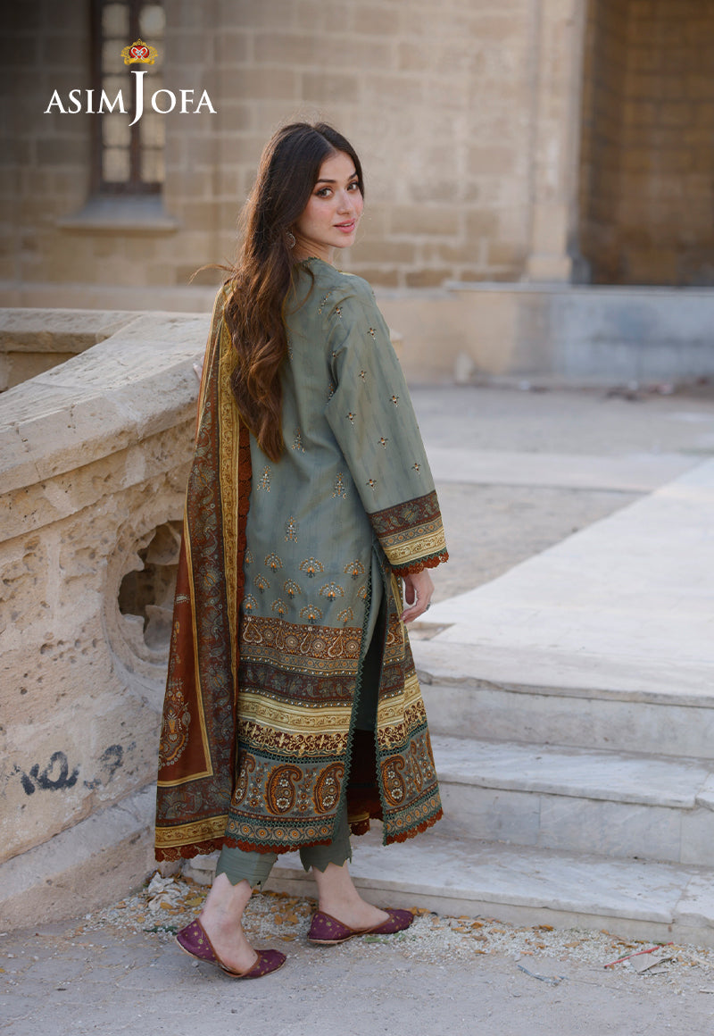 AJPLD-10 PRINTED ARABIC LAWN 3 PCS