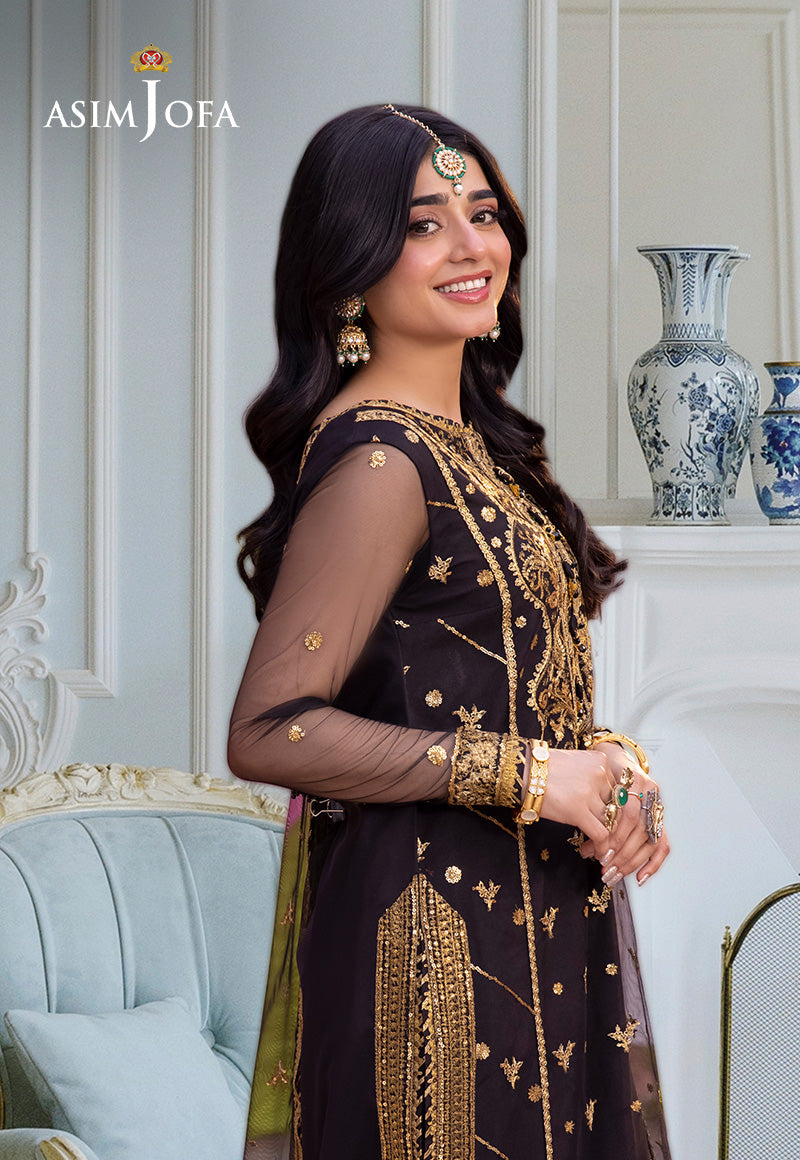 AJEMD-04 EMBROIDERED STITCHED 3 PCS