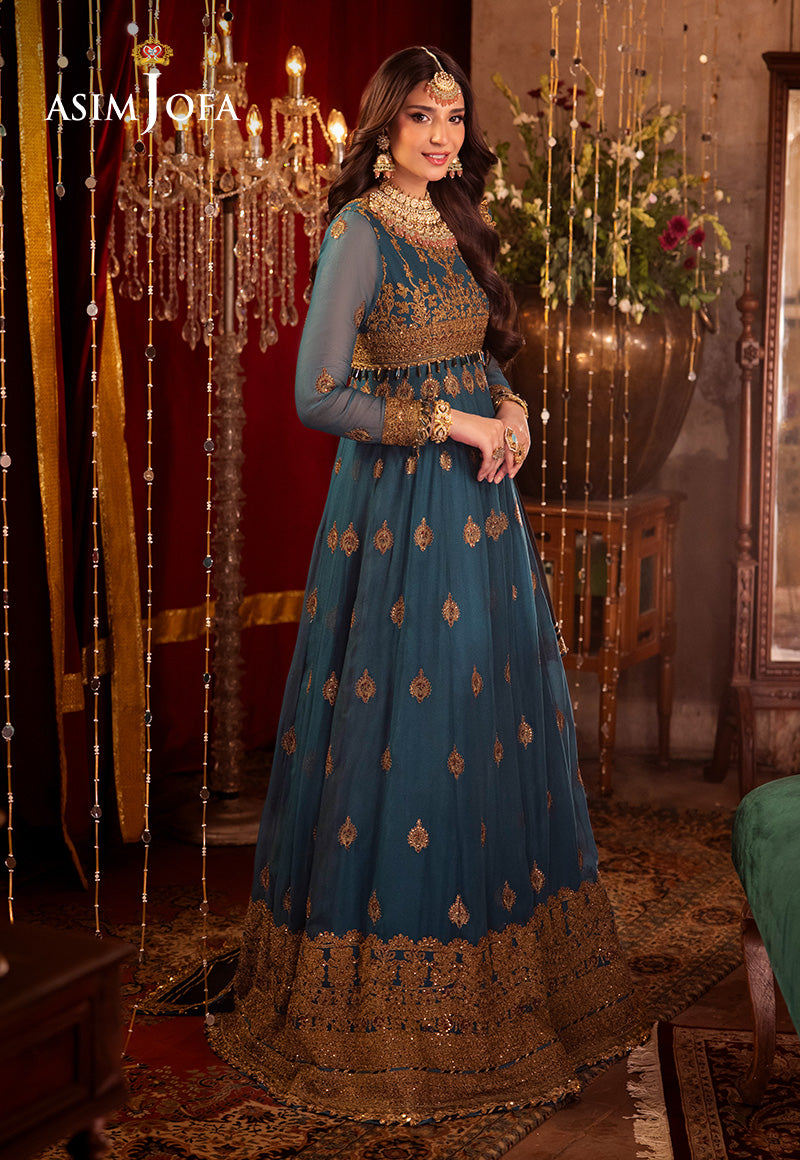AJYV-09 EMBROIDERED CHIFFON 3 PCS