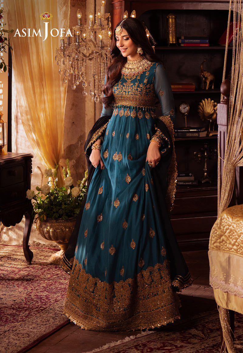 AJYV-09 EMBROIDERED CHIFFON 3 PCS