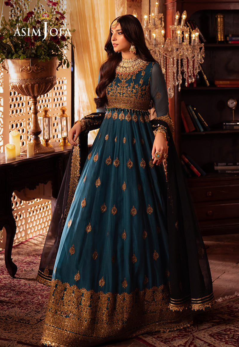 AJYV-09 EMBROIDERED CHIFFON 3 PCS