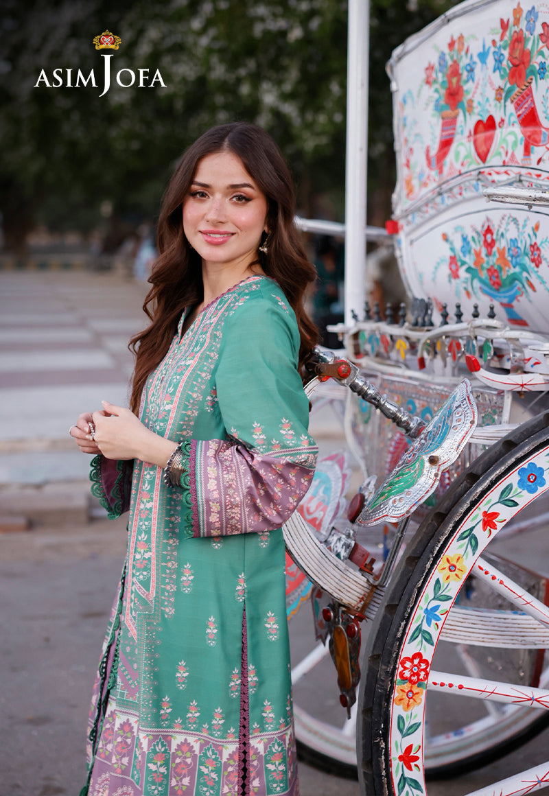 AJPLD-15-XS PRINTED ARABIC LAWN 3 PCS