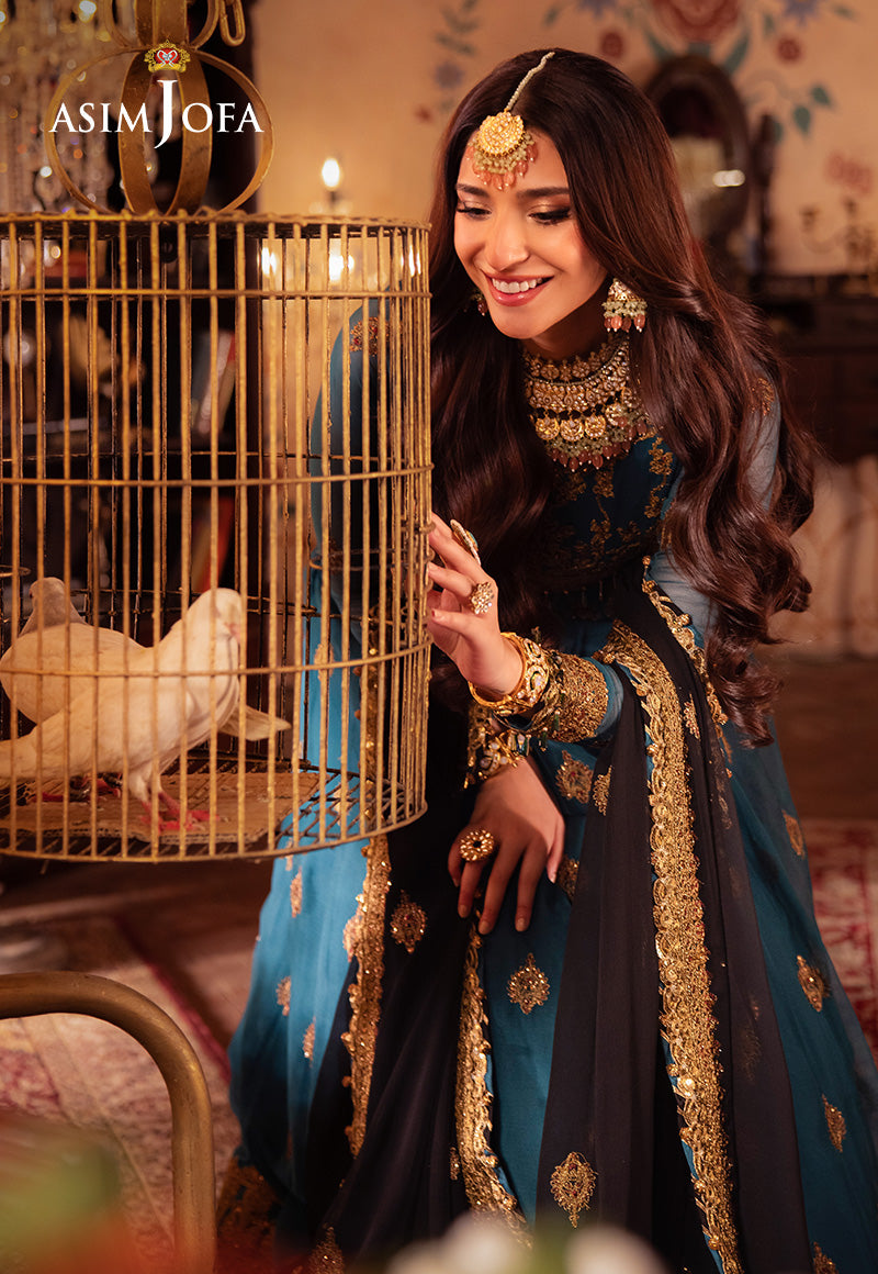 AJYV-09 EMBROIDERED CHIFFON 3 PCS