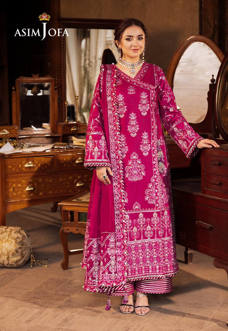 Ajce-09 Embroidered Paper Cotton 3 Pcs