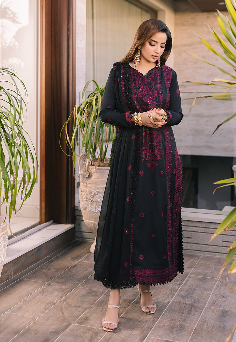 AJSM-48 EMBROIDERED SILK 3 PCS