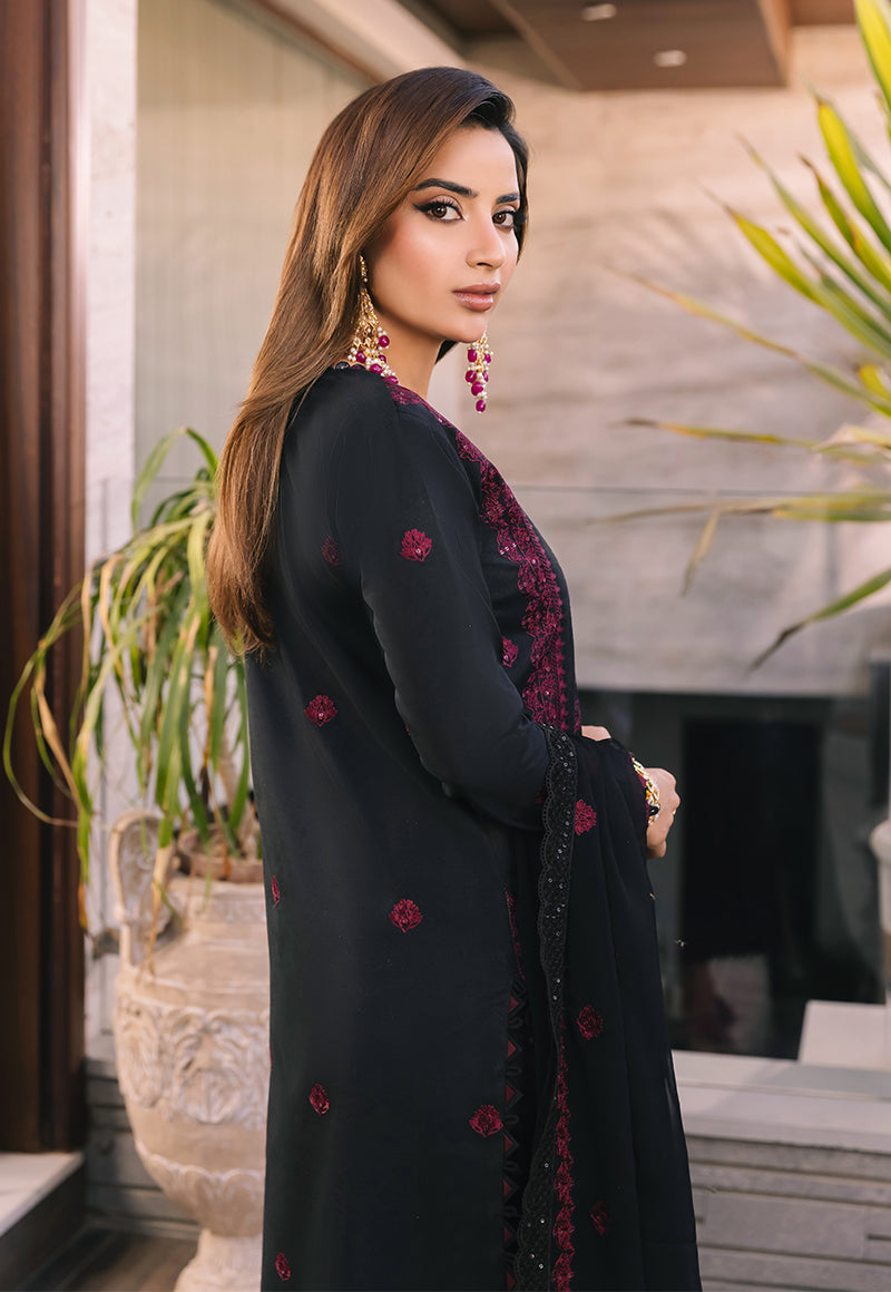 AJSM-48 EMBROIDERED SILK 3 PCS