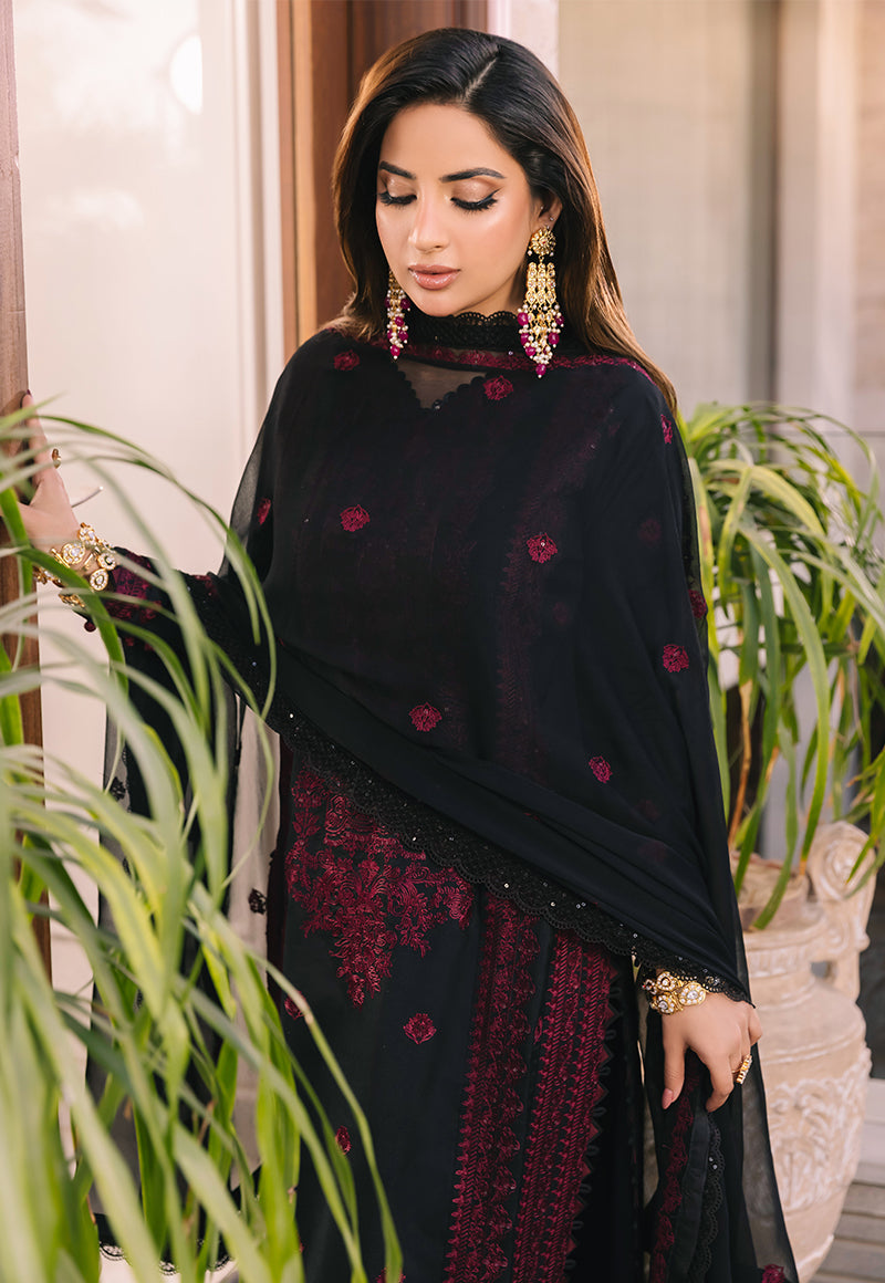 AJSM-48 EMBROIDERED SILK 3 PCS