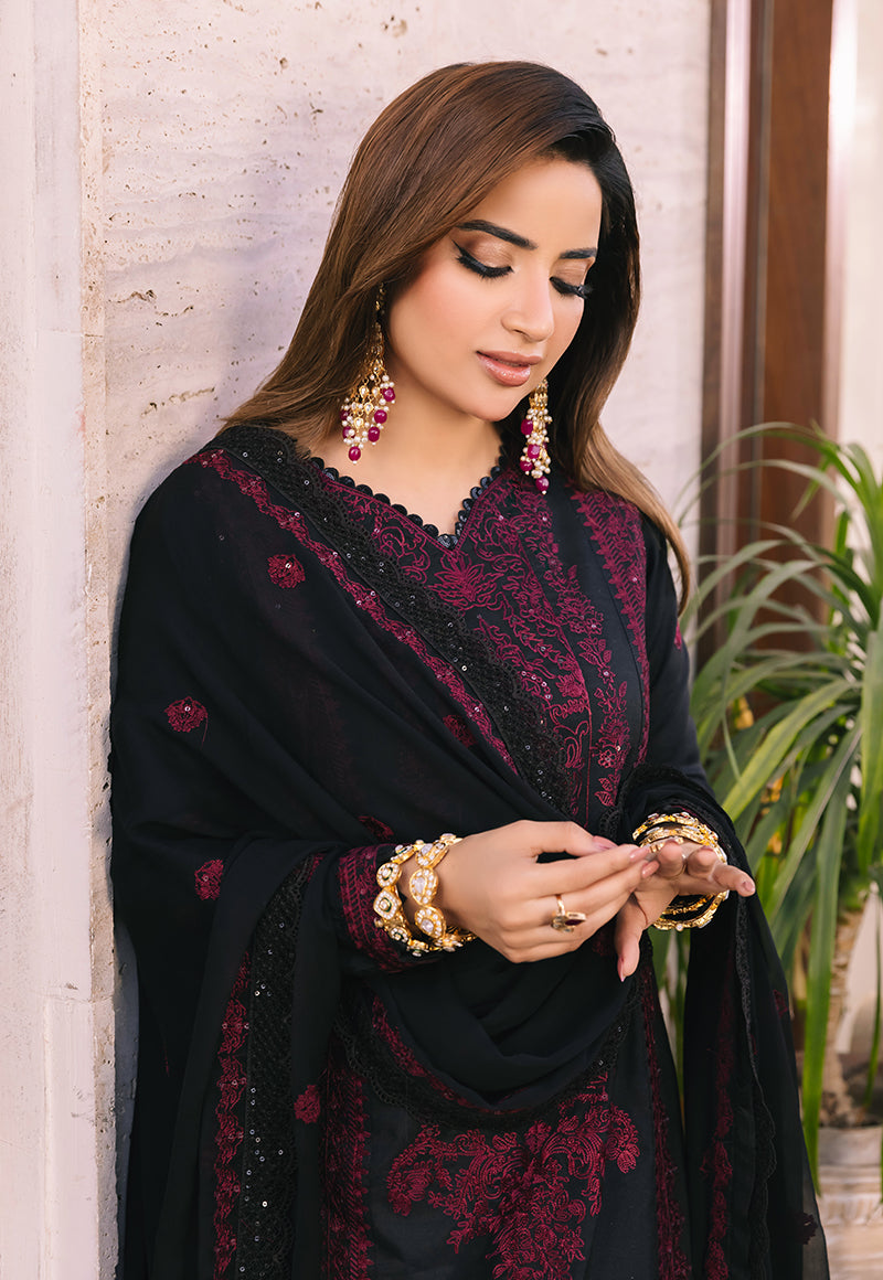 AJSM-48 EMBROIDERED SILK 3 PCS