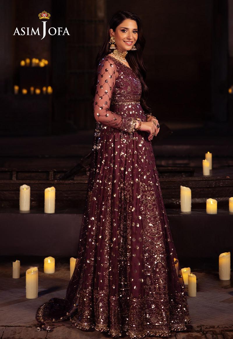 AJYVD-02 EMBROIDERED NET 3 PCS