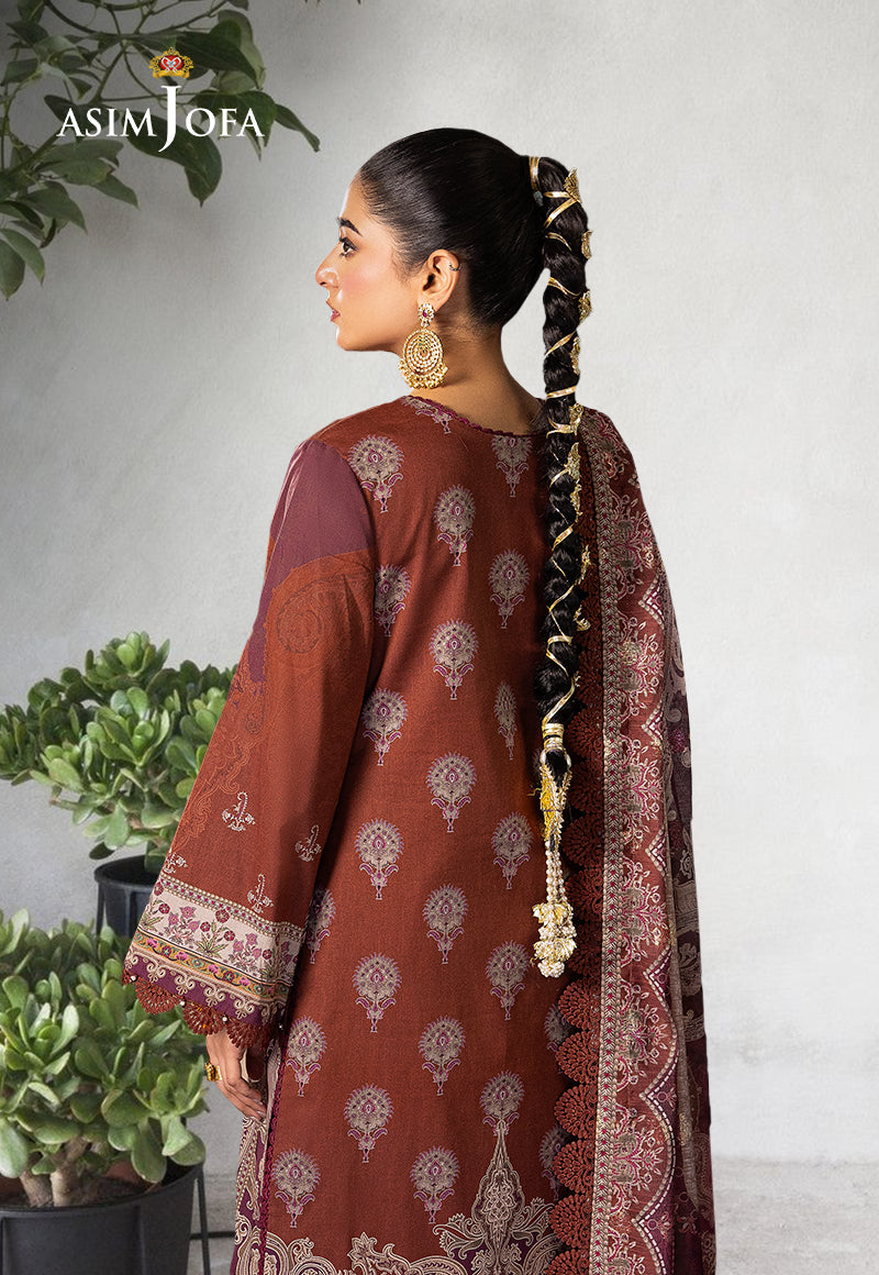 AJPLD-19 PRINTED ARABIC LAWN 3 PCS