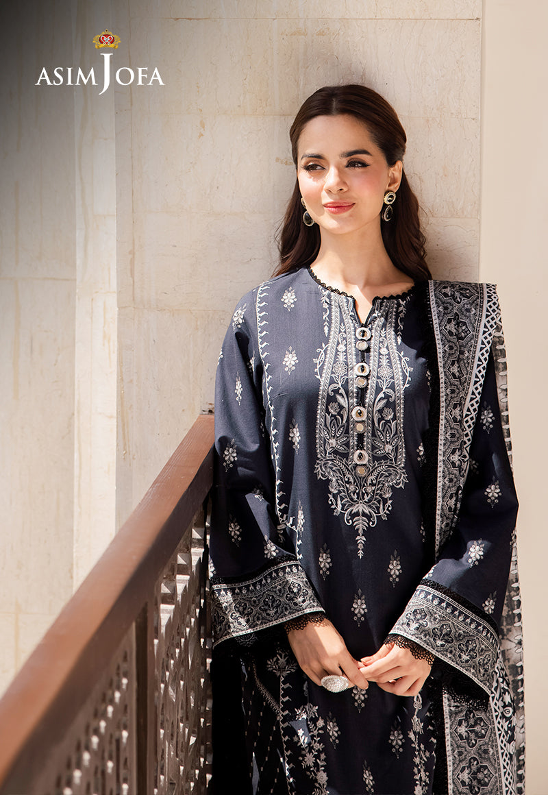 AJCMD-5 PRINTED LAWN 3 PCS