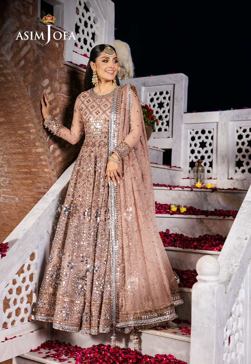 Ajjj-02 Embroidered Chiffon 3 Pcs