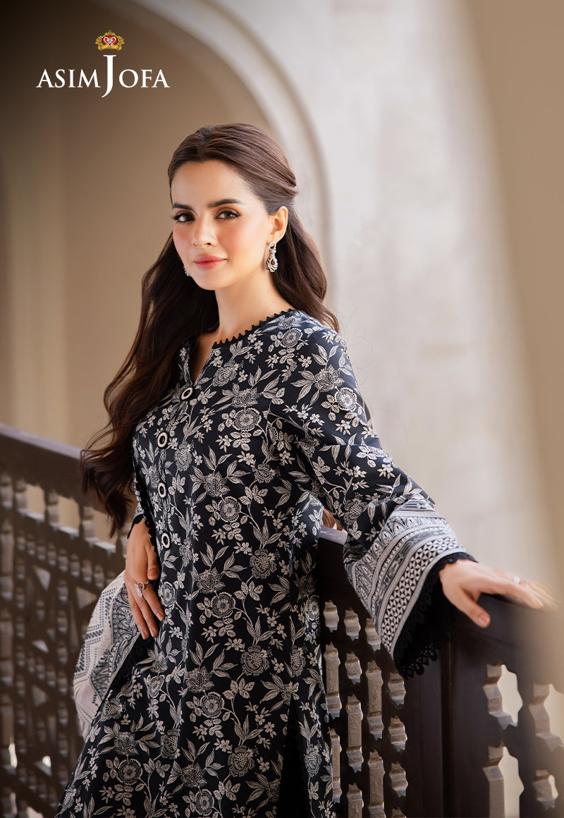 AJCMD-7 PRINTED LAWN 3 PCS
