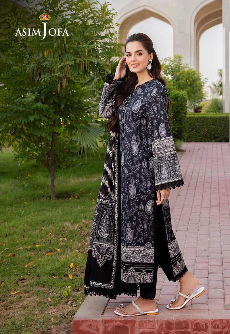 AJCMD-09-XS PRINTED LAWN 3 PCS