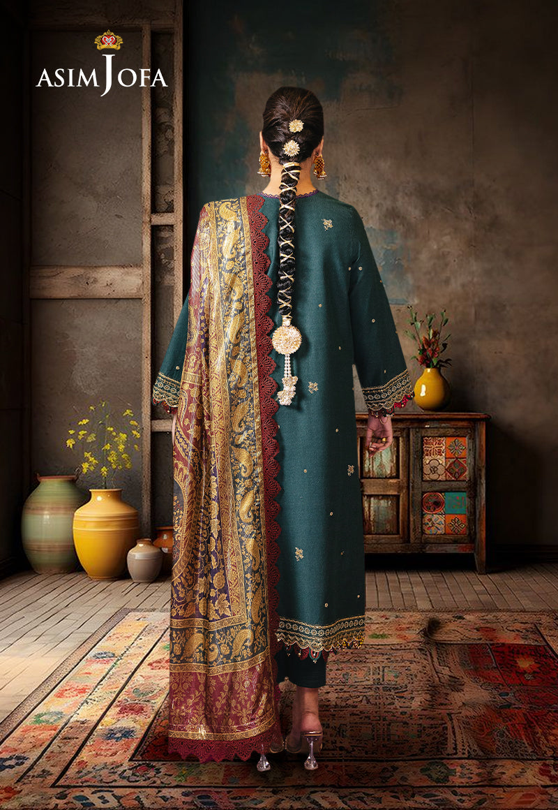 AJRAD-30-XS EMBROIDERED LAWN 3 PCS