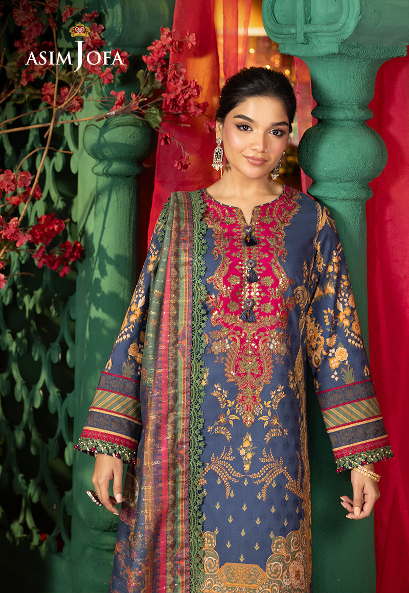 AJRA-02 EMBROIDERED JACQUARD 3 PCS