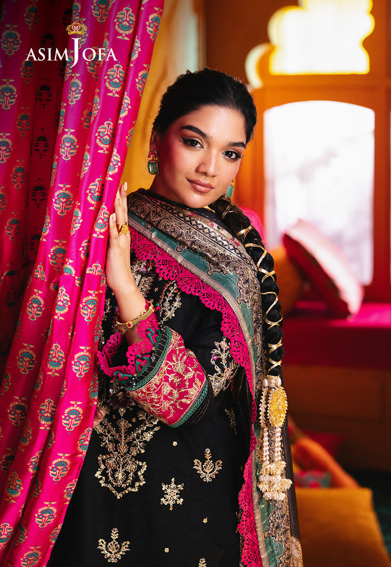 AJRAD-20 EMBROIDERED STITCHED 3 PCS