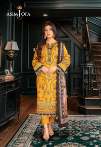 AJRAD-07-XS EMBROIDERED LAWN  3 PCS