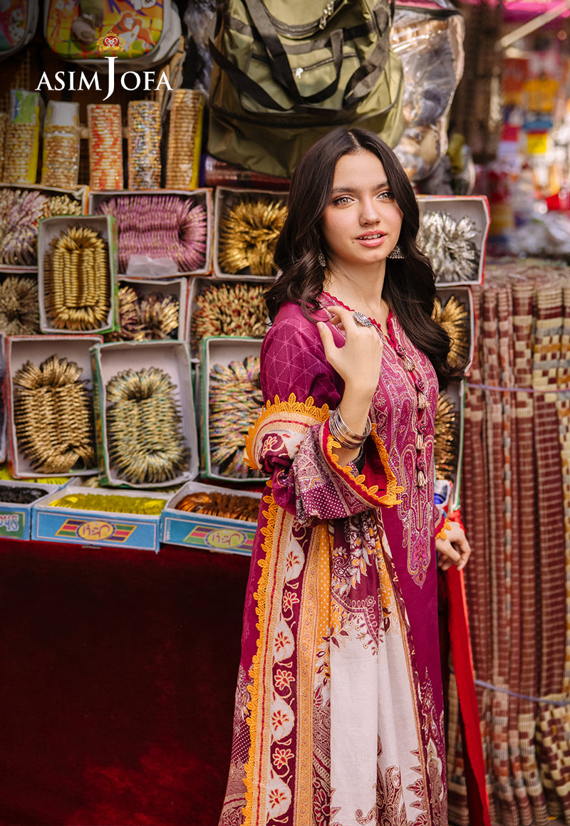 AJBBP-10 DESIGNERS EMBROIDERED STITCHED 3 PCS