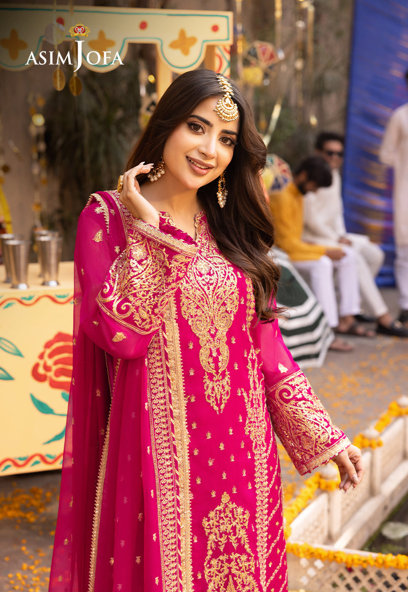 Ajso-134 Unstitched 2 Pcs Shirt Dupatta