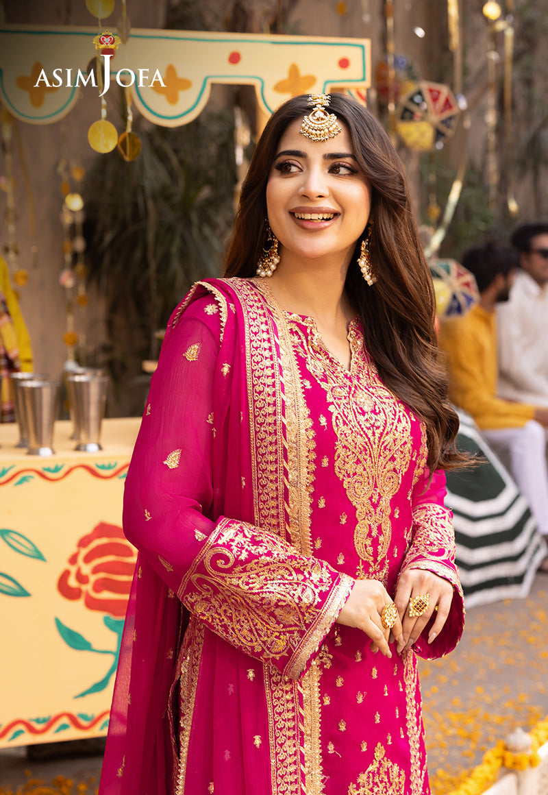 Ajso-134 Unstitched 2 Pcs Shirt Dupatta