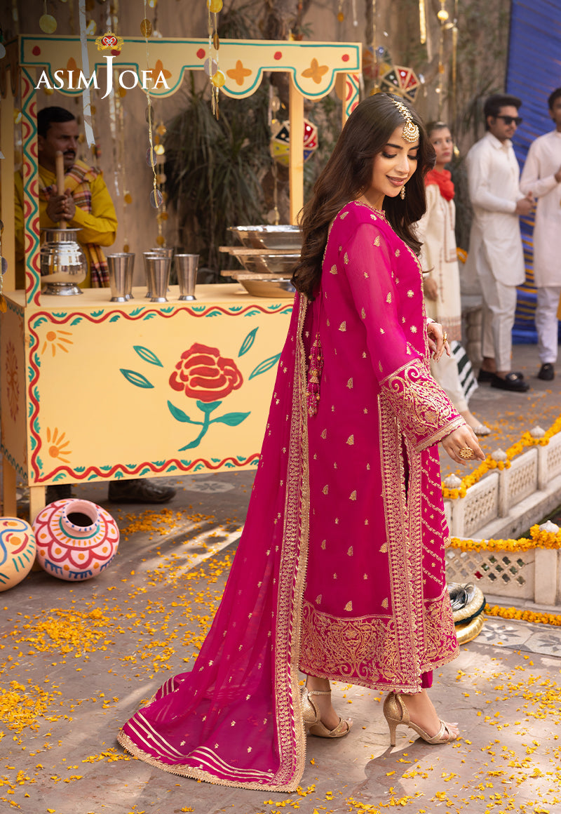 Ajso-134 Unstitched 2 Pcs Shirt Dupatta